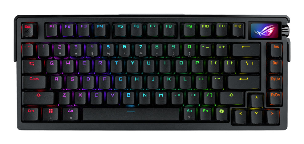 ASUS ROG Azoth – Gaming-Tastatur 75% – mechanisch, RGB – Bluetooth & 2,4 GHz (USB-A) – QWERTZ (FR)