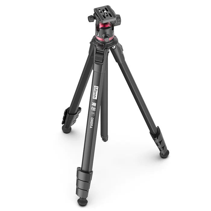 Ulanzi MT-55 W Dreibeinstativ – bis 158 cm, 8 kg – 1/4" Gewinde, Aluminium, 4 Segmente – Weiss