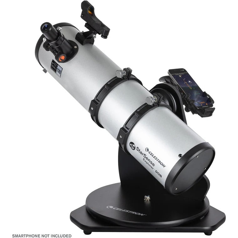 Celestron SSE 130mm Tabletop Dobson – Spiegelteleskop, Brennweite 650 mm, 307× Vergrösserung, Schwarz