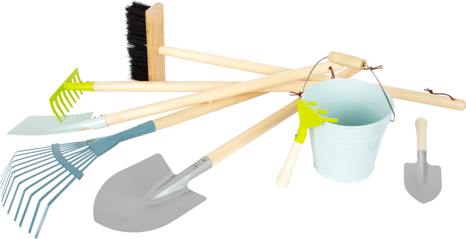 Small foot Werkzeugkoffer (Spielzeug) – 7-teilig – ab 3 Jahren – Metall, Holz – mehrfarbig