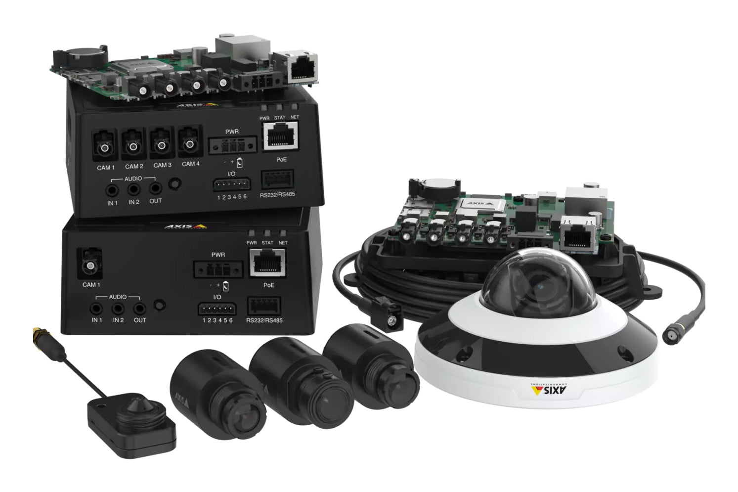 Axis F4105-LRE Mini-Dome-Kamera – 1080p, 8er-Pack