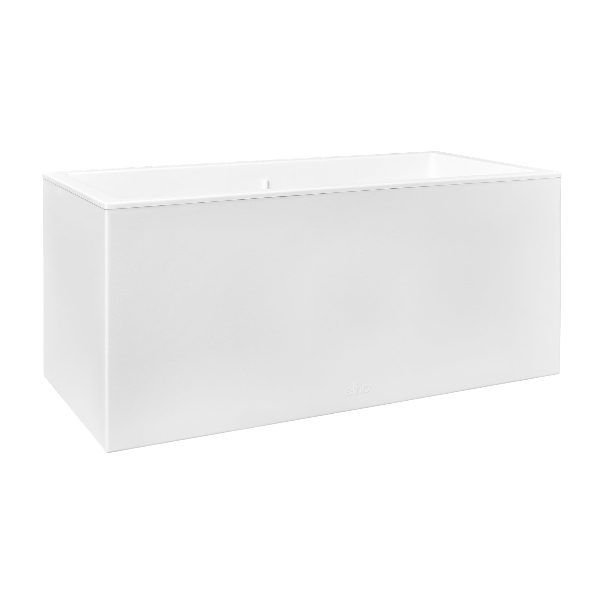 elho Vivo Next Lang 60 Blumenkasten – 27 l – Recycling-Kunststoff, Weiss
