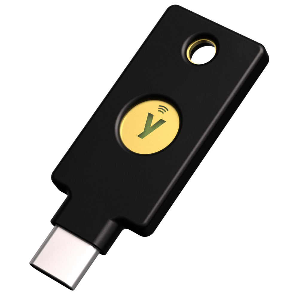 Yubico Sicherheitsschlüssel YubiKey Security Key C NFC – für Google, Microsoft, sforce.com und andere, IP68