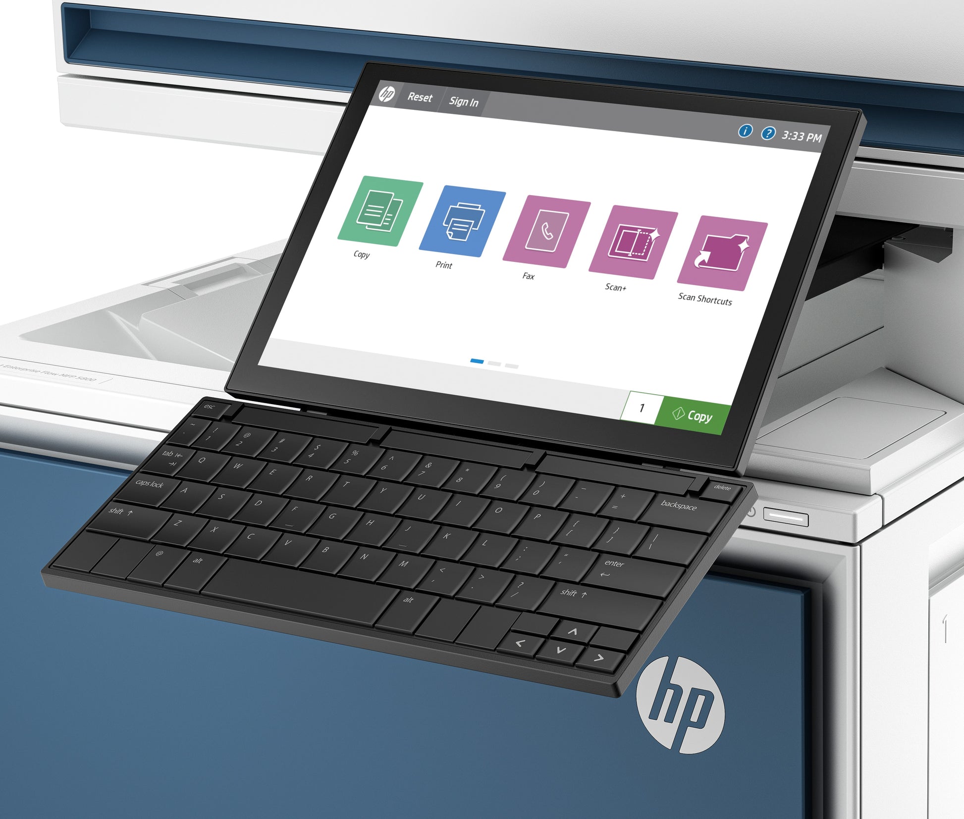 HP Flow Mfp 5800Zf – Farbiges Laser-MFP, 4-in-1