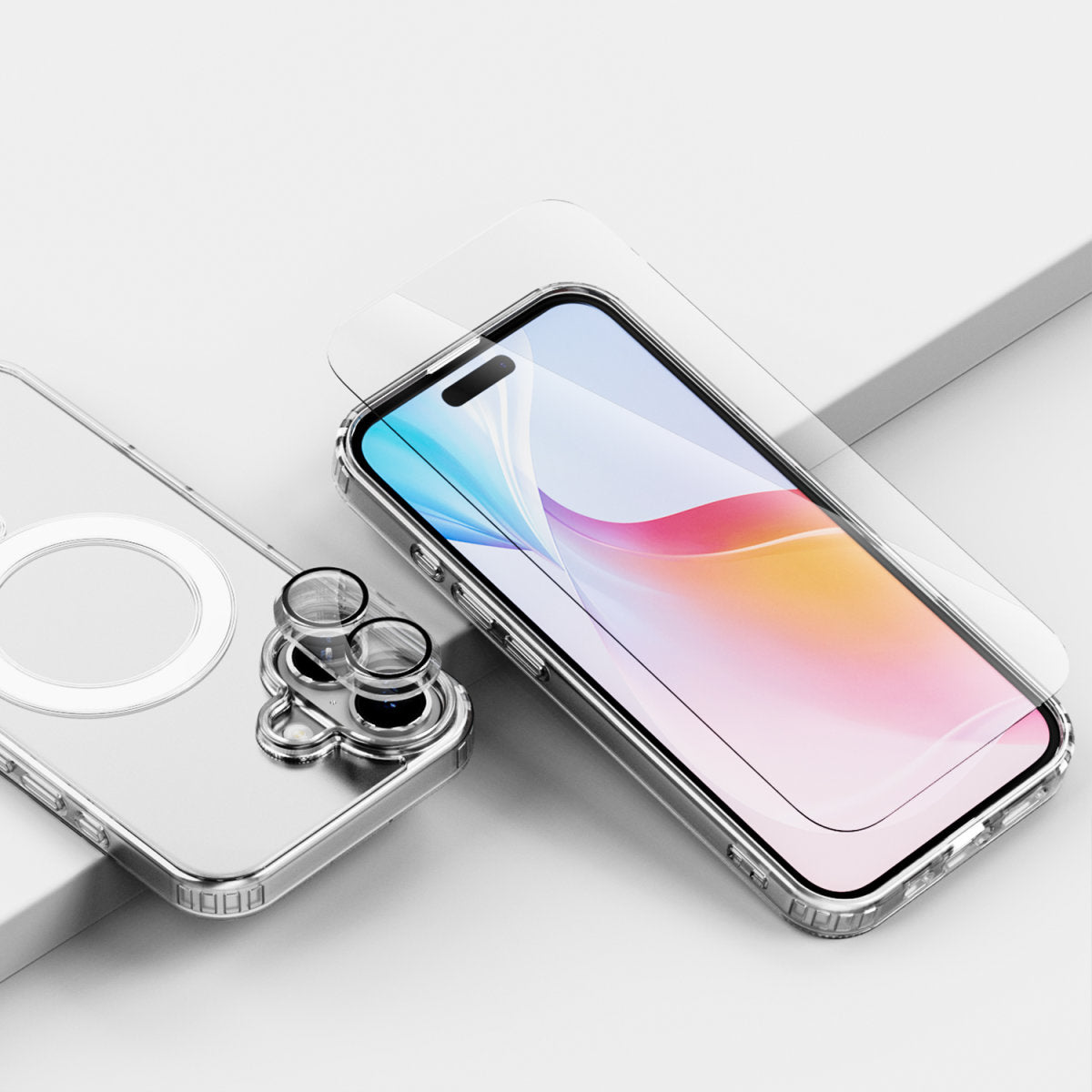 4smarts Displayschutzfolie – für Apple iPhone 16, Glas, 9H, transparent