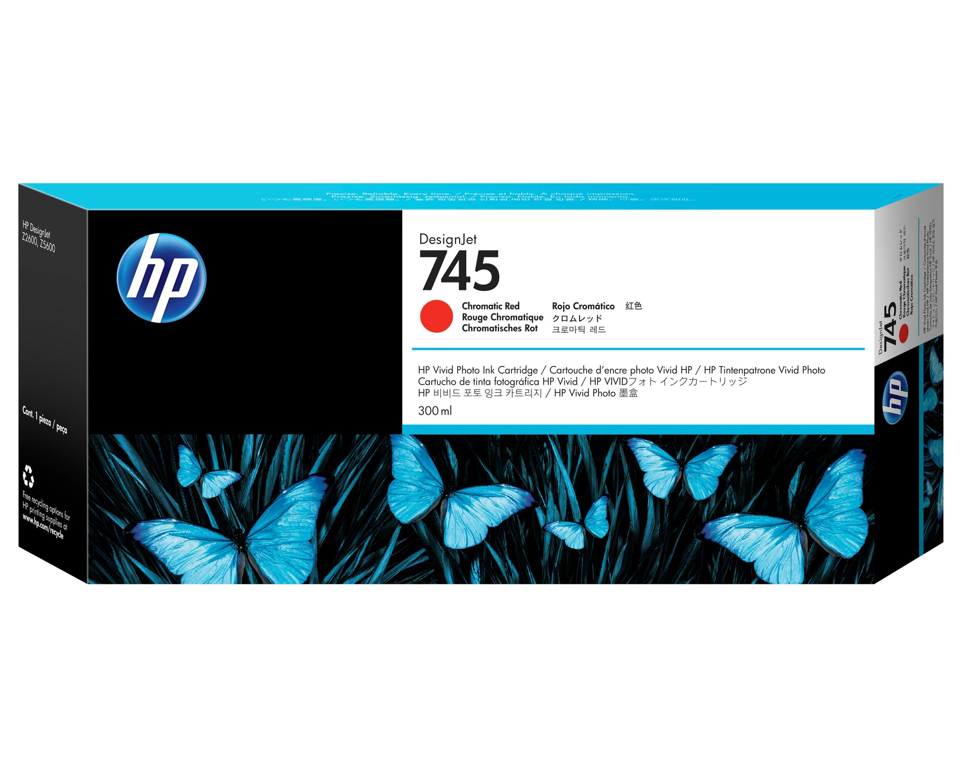 HP Tintenpatrone 745XL, Magenta, XL, 300 ml
