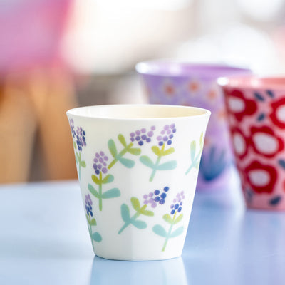 Koziol Becher Nora M Bloomies – 300 ml, Ø 8,9 cm, Kunststoff (biozirkulär), spülmaschinenfest