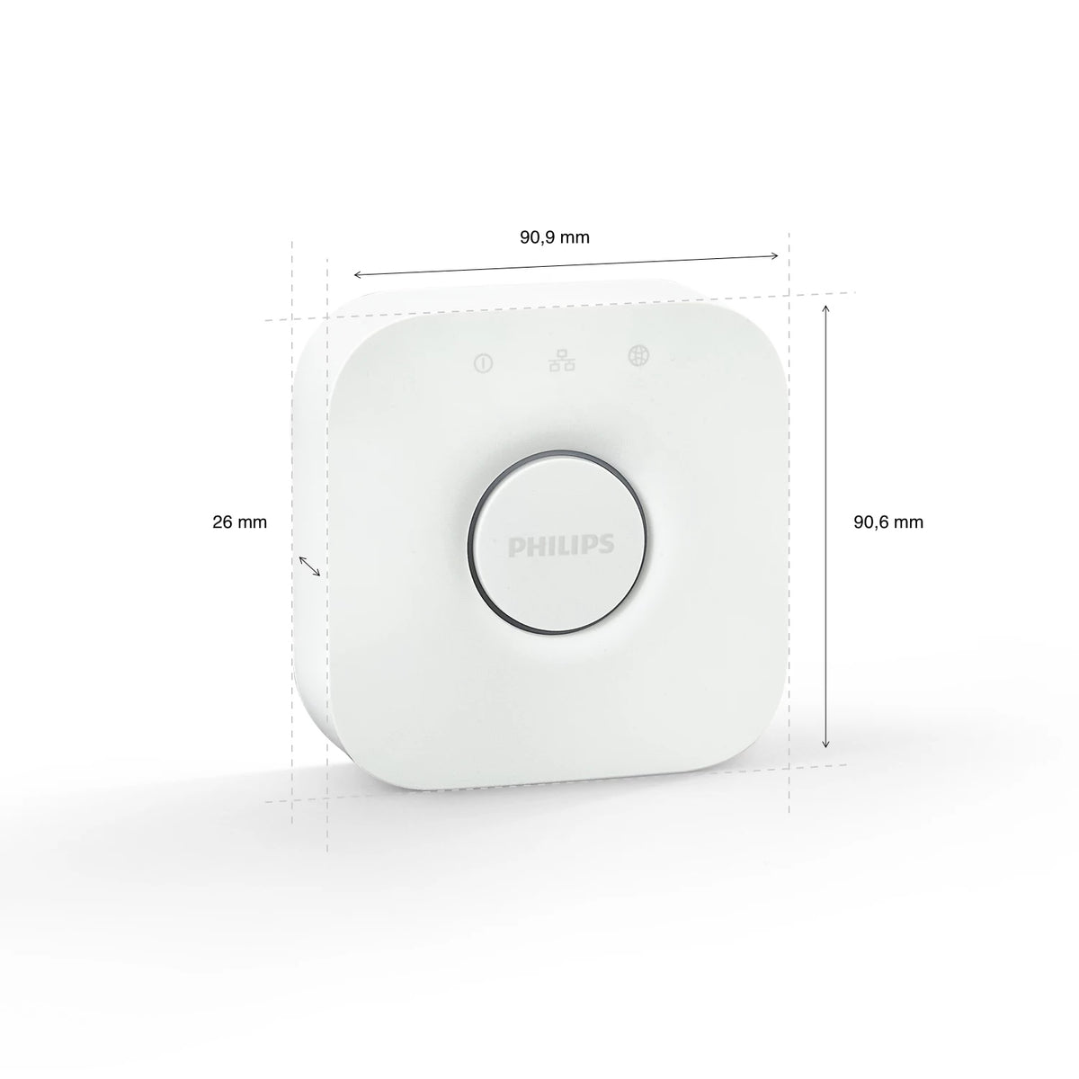 Philips Hue Bridge – Smart-Hub/Bridge – Zigbee, LAN – für Philips Hue, Apple HomeKit, Amazon Alexa