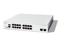 Cisco Catalyst 1200 C1200-16T-2G – Verwalteter L2/L3 Switch – 16× 1G, 2× SFP