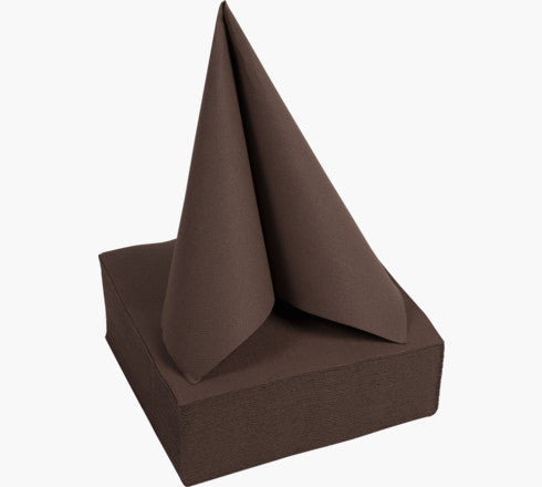 PRONAPPE Servietten braun – 38 × 38 cm, 2-lagig – 40 Stück