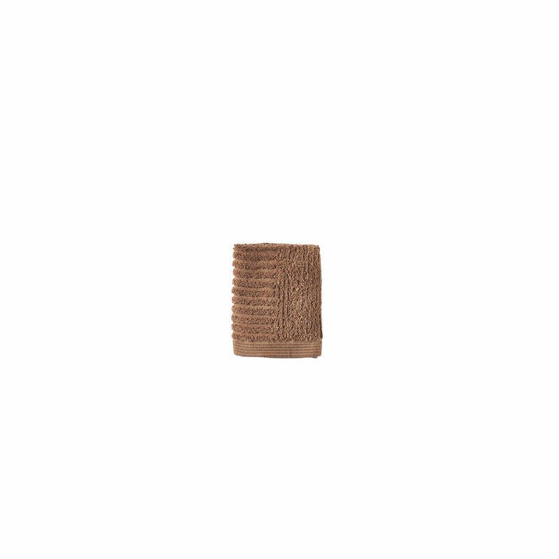 Zone Denmark Waschlappen – 30 × 30 cm, Terracotta, 100% Baumwolle, 500 g/m², OEKO-TEX