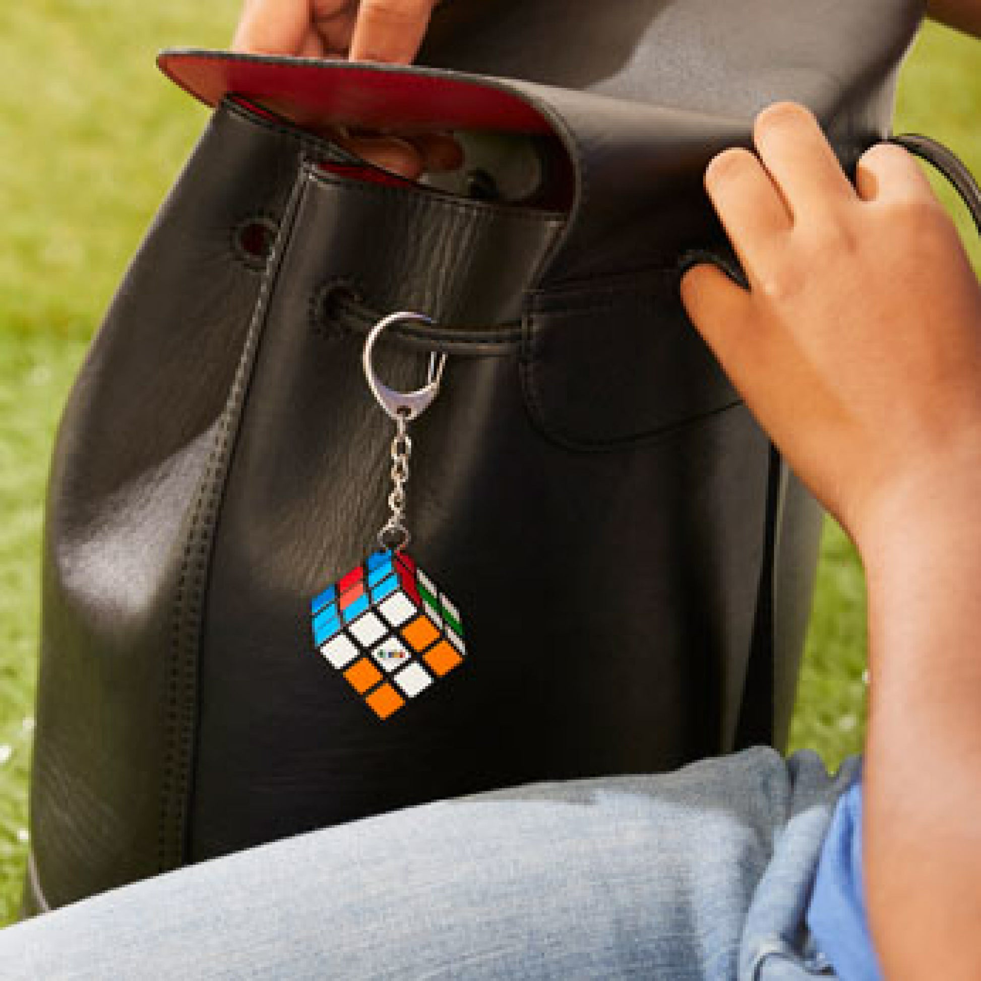 Spin Master Rubik's 3x3 Schlüsselanhänger – Mini-Zauberwürfel, Mehrfarbig