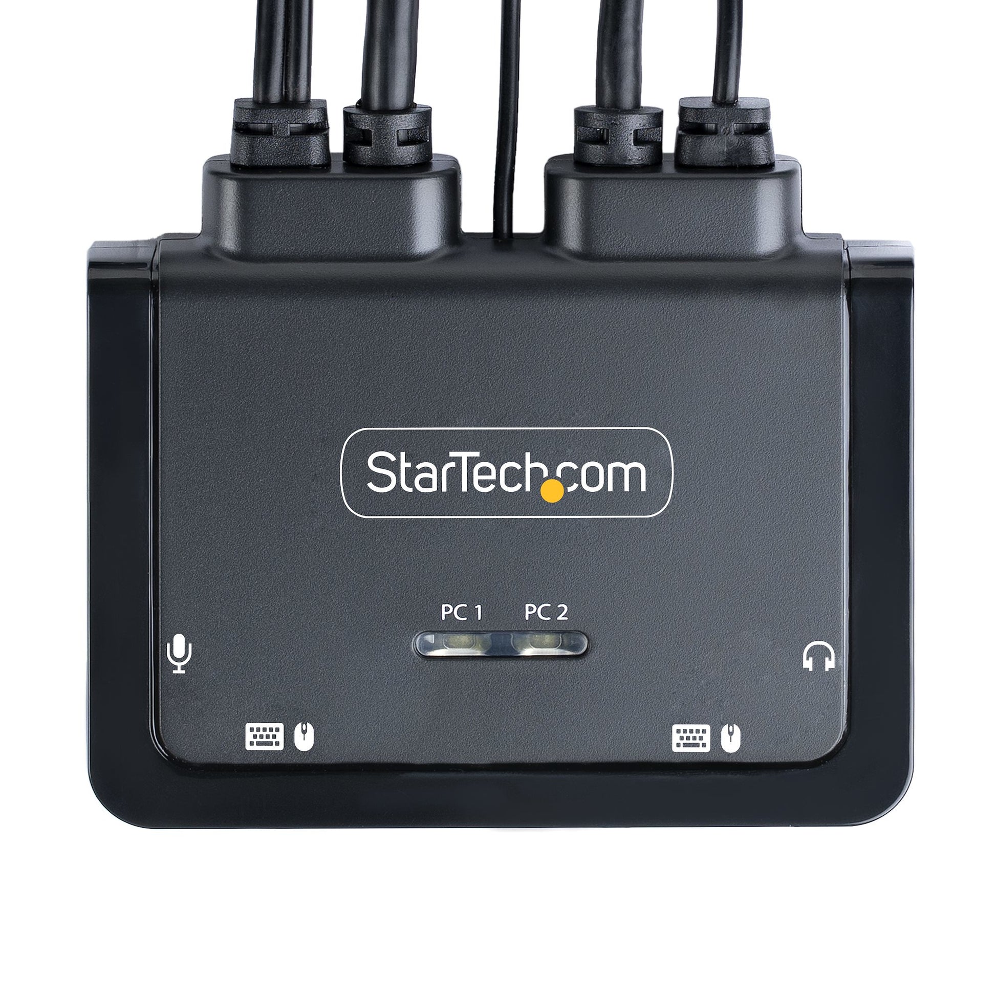 StarTech.com C2-D46-UC2-CBL-KVM – 2-Port DP KVM-Switch – 5120 × 1440, USB-C, Audio, Mikrofon