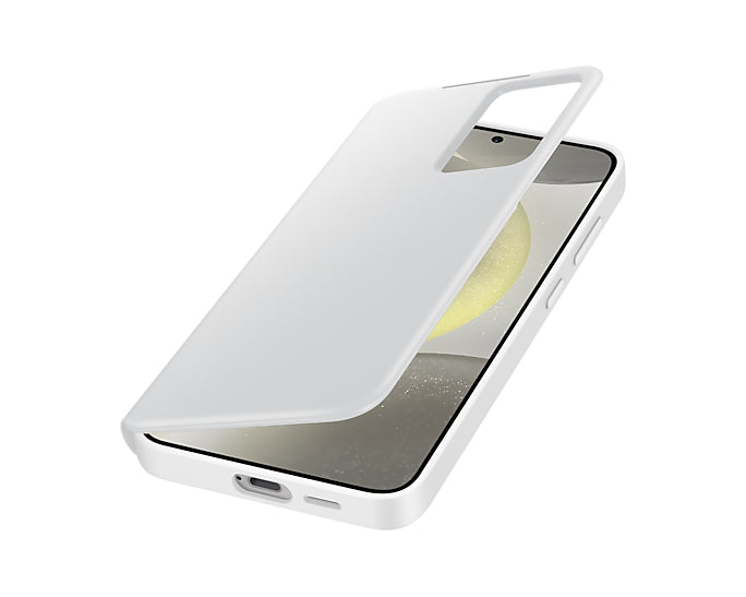 Samsung Booklet-Hülle – für Samsung Galaxy S24+ – weiss, mit Kartenfach