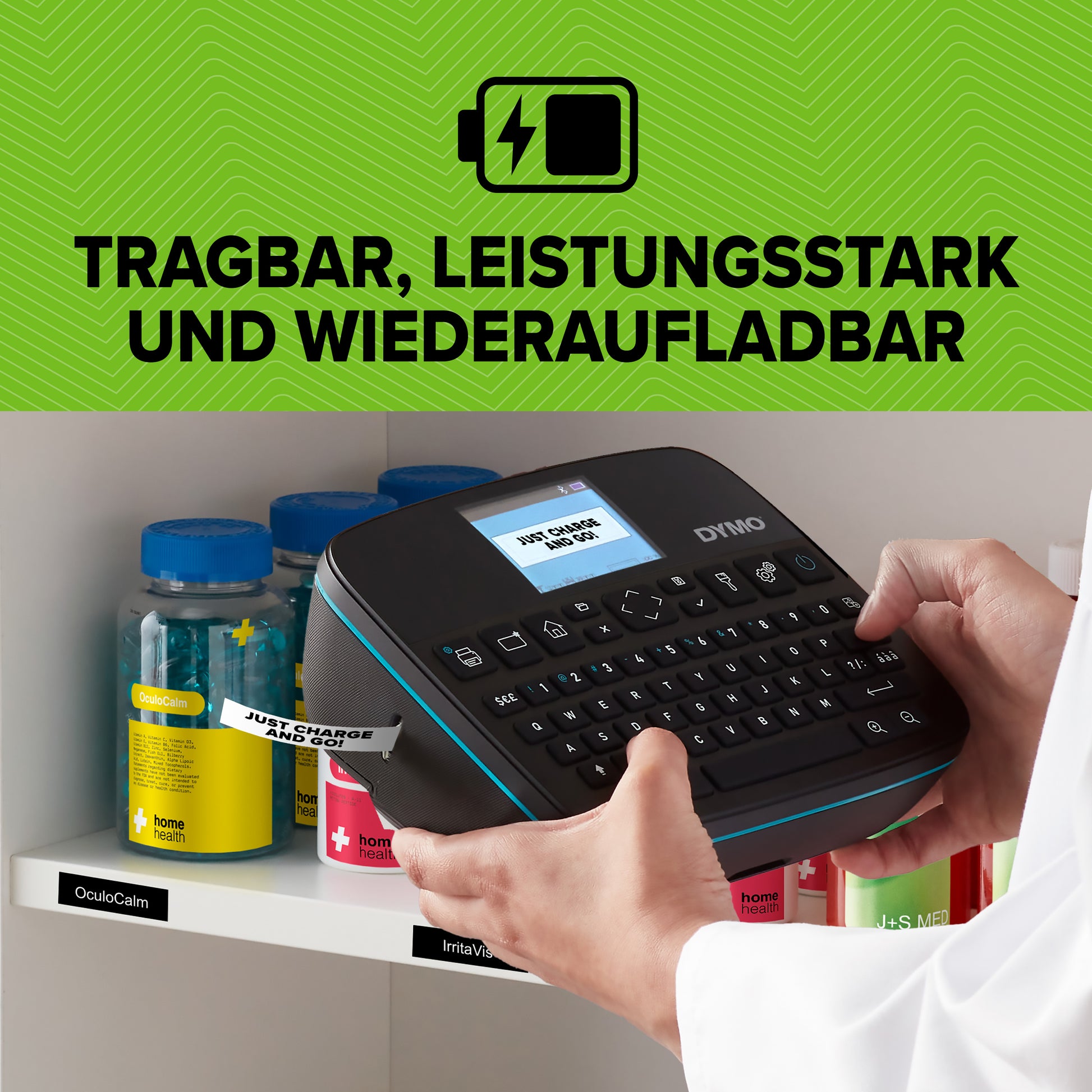 DYMO LabelManager Executive 640CB – Beschriftungsgerät, für D1-Bänder 6–24 mm, USB-C, Bluetooth, Auto-Cutter