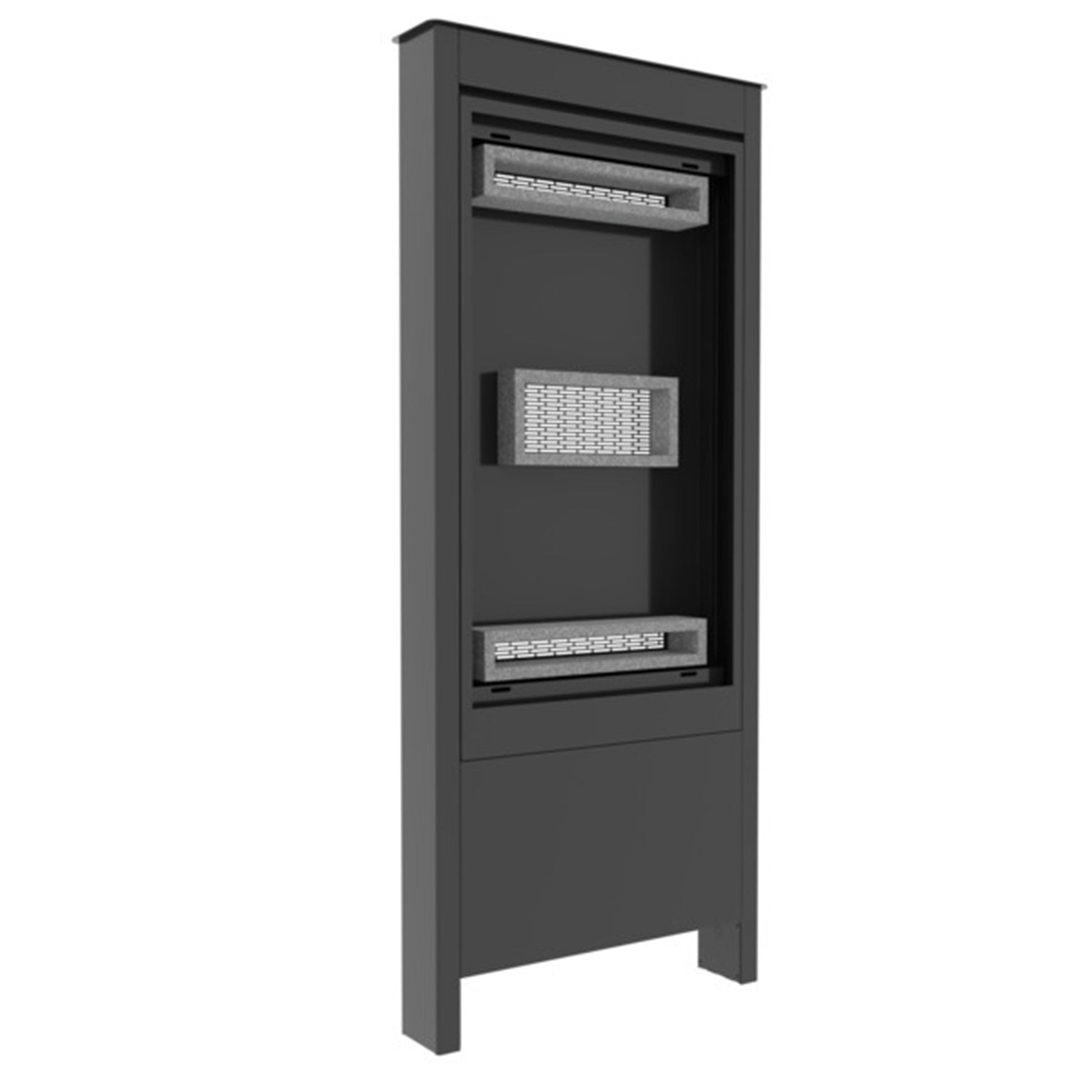 Chief Digital Signage Stand für 55" Displays – Tragkraft 68 kg, Porträt – Schwarz – OLF55BP-S