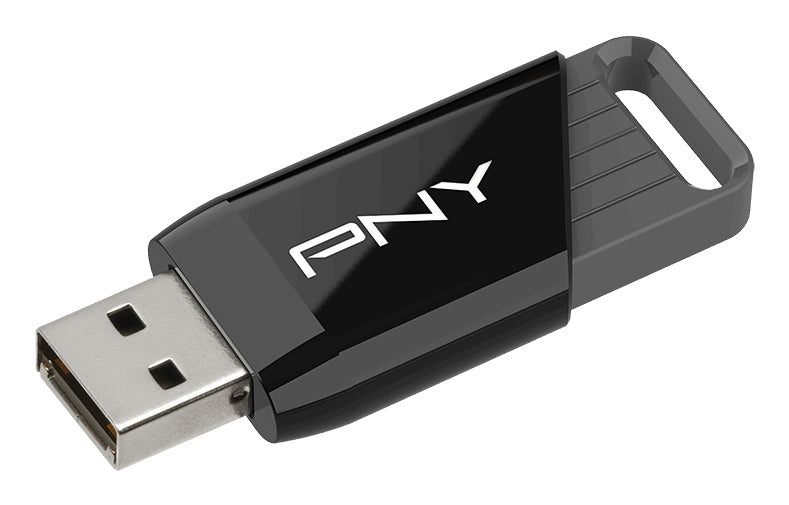 PNY Attaché X – 32 GB, USB Typ-A, USB 3.2 Gen 1, 130 MB/s, schwarz