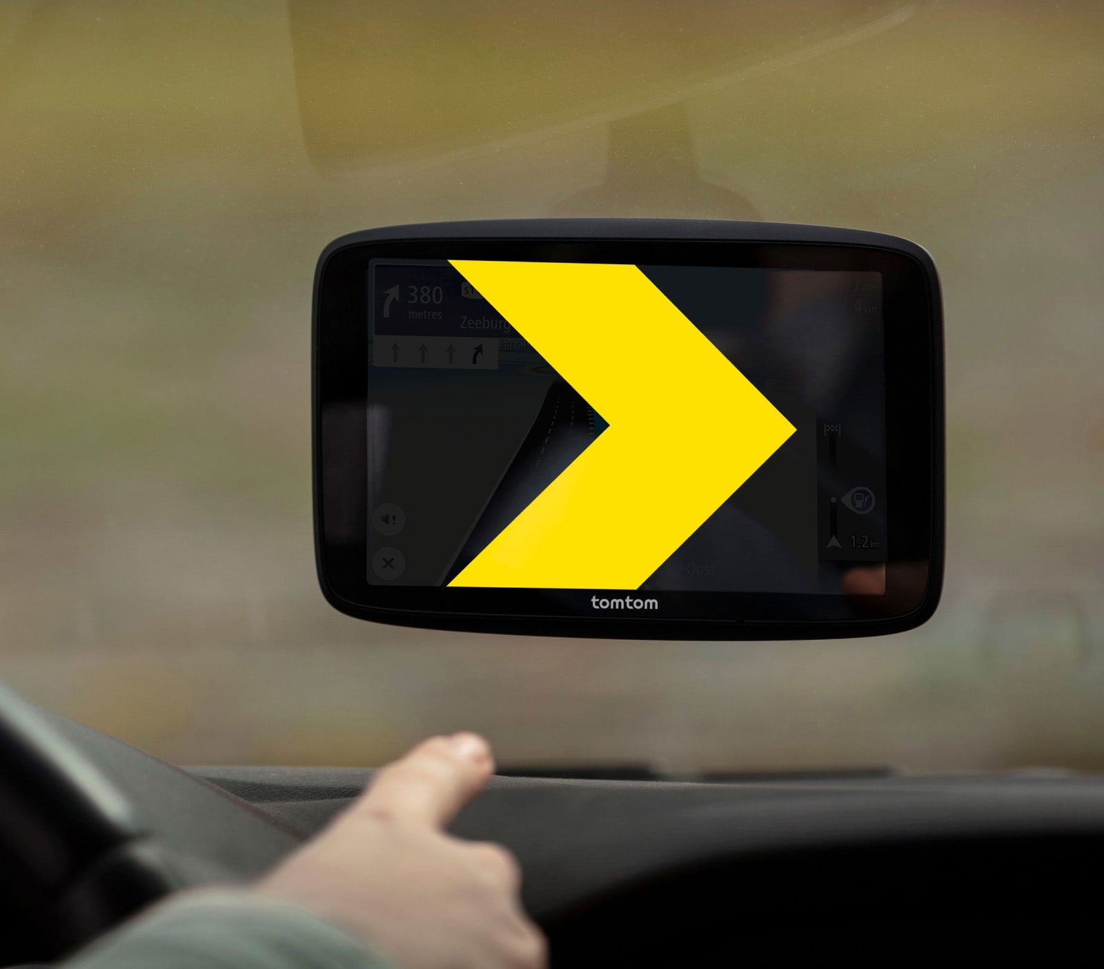 TomTom GO Superior 7 – 7" HD720 Interaktives Display (Touch), Schwarz