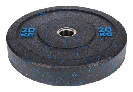 Fitcom HiTemp – Gewichtsscheibe, 20 kg, Ø 45 cm – Blau, Gummi