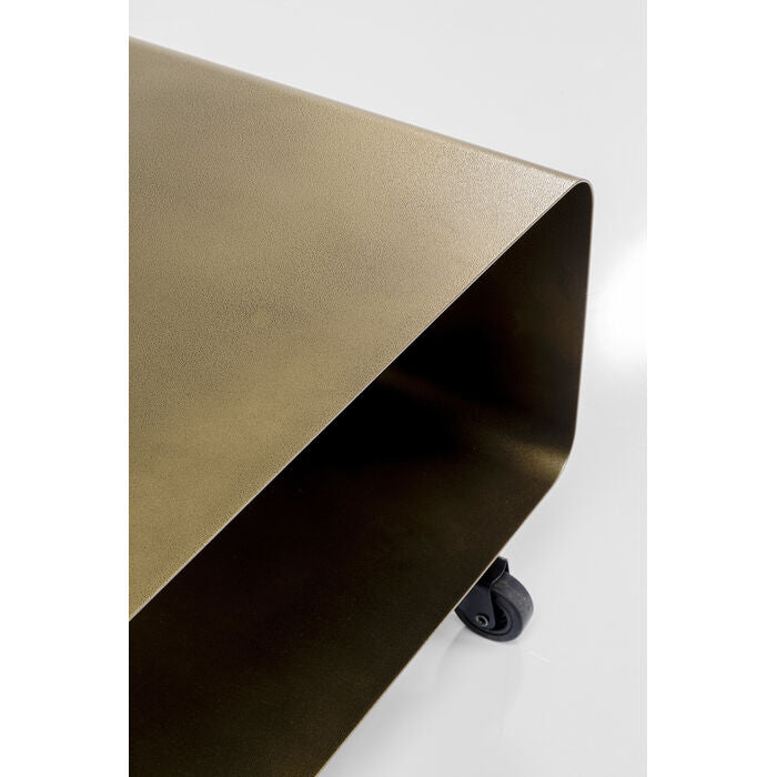 KARE Lounge TV-Möbel M – 90 × 42 × 30 cm, rechteckig – Stahl – braun