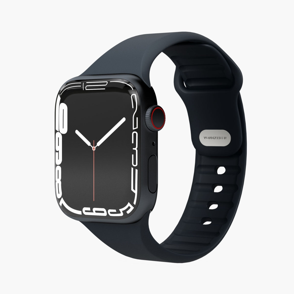 Vonmählen Classic Band 2 – Armband – für Apple Watch 40/41/42 mm, Dunkelblau, Silikon