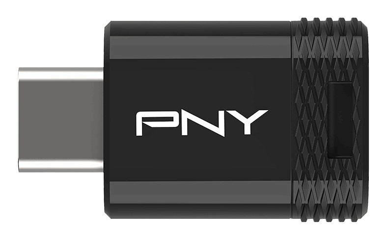 PNY Elite-X Fit USB-Stick 256 GB – USB-C USB 3.2 Gen 1, 200/100 MB/s, Dia, Schwarz