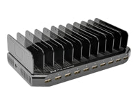 Tripp Lite U280-010-ST-CEE USB-Desktop-Ladegerät 96 W – USB-A×10 – Schwarz
