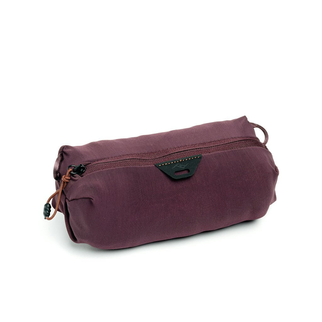 Peak Design Packwürfel – durchsichtig, Reissverschluss – 1 l (bis 3 l), 180×60×80 mm – Burgund – Nylon