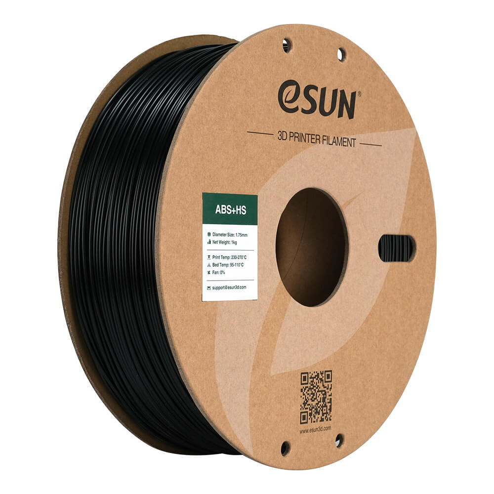 eSUN 3D-Drucker-Filament ABS 1,75 mm Schwarz, 1 kg