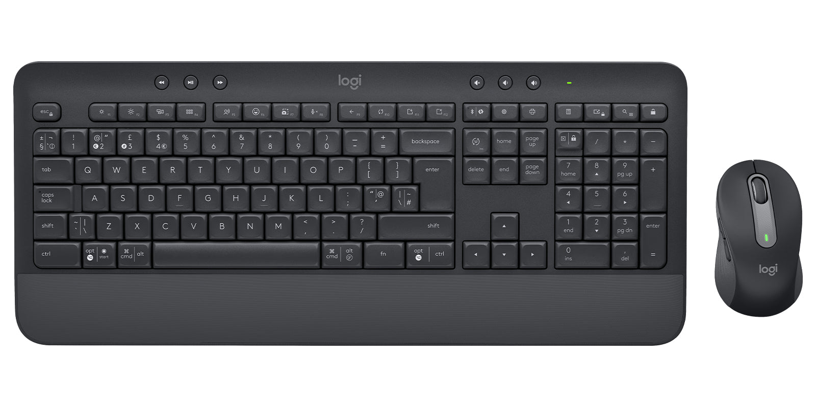 Logitech MK650 für Business – Tastatur-Maus-Set – Membran – Bluetooth & 2,4 GHz (Logi Bolt) – Graphit