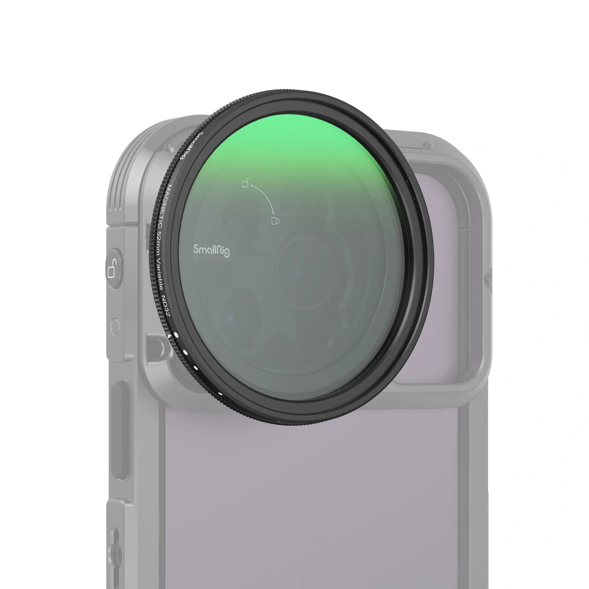 SmallRig MagEase VND-Filter-Kit 52 mm – ND2–ND32 (1–5 Stopp) – Magnetisch – Schwarz – 1er-Pack
