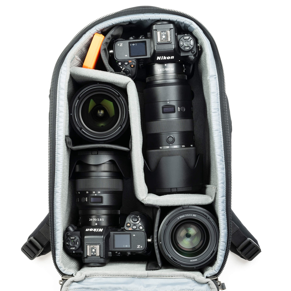 Think Tank Walker Pro Kamerarucksack – 24 L, für 14" Notebook – Spritzwassergeschützt, Neopren/Nylon, Schwarz