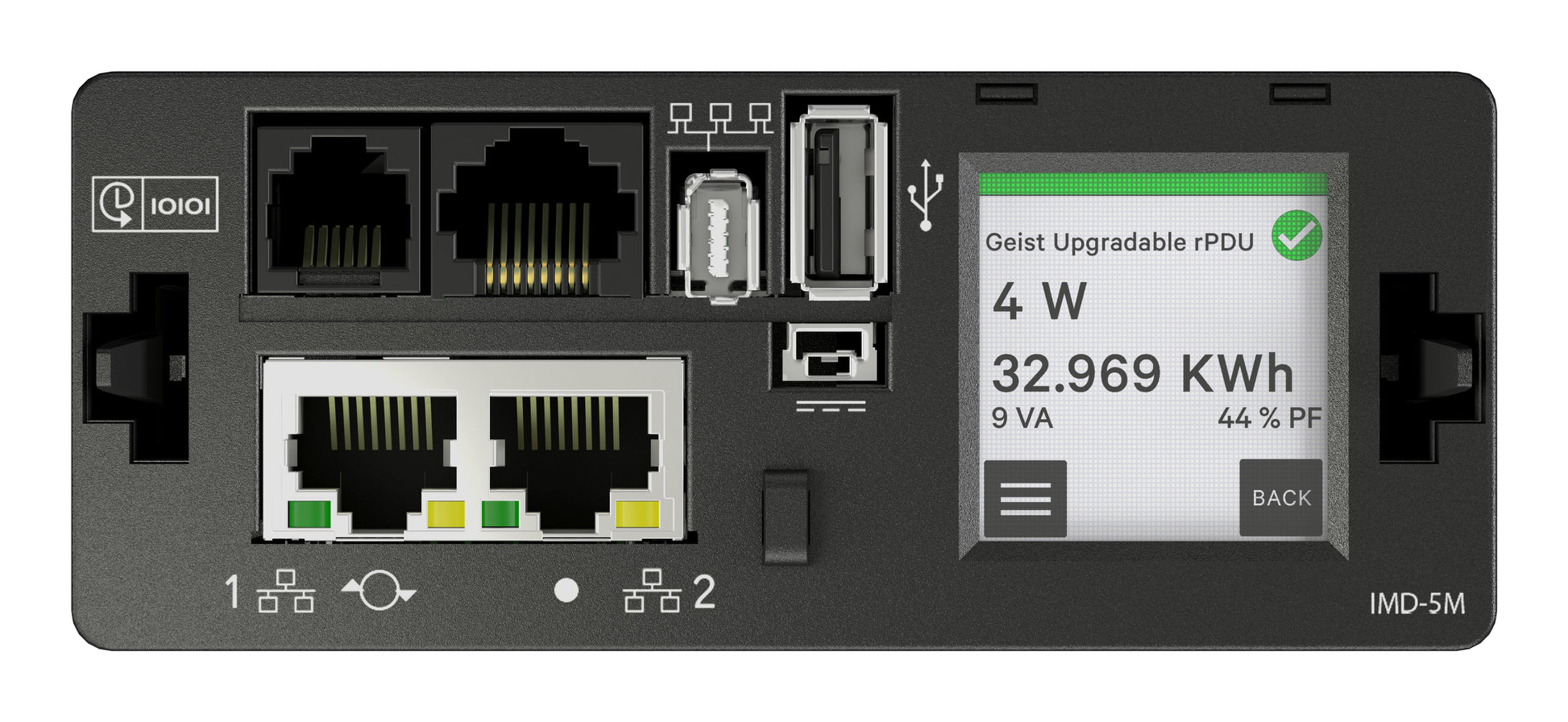 Vertiv VP5U21A0 Switched Rack-PDU 3,6 kW – Überwacht, IMD – 1U, Eingang IEC C20 – C13/C19×12