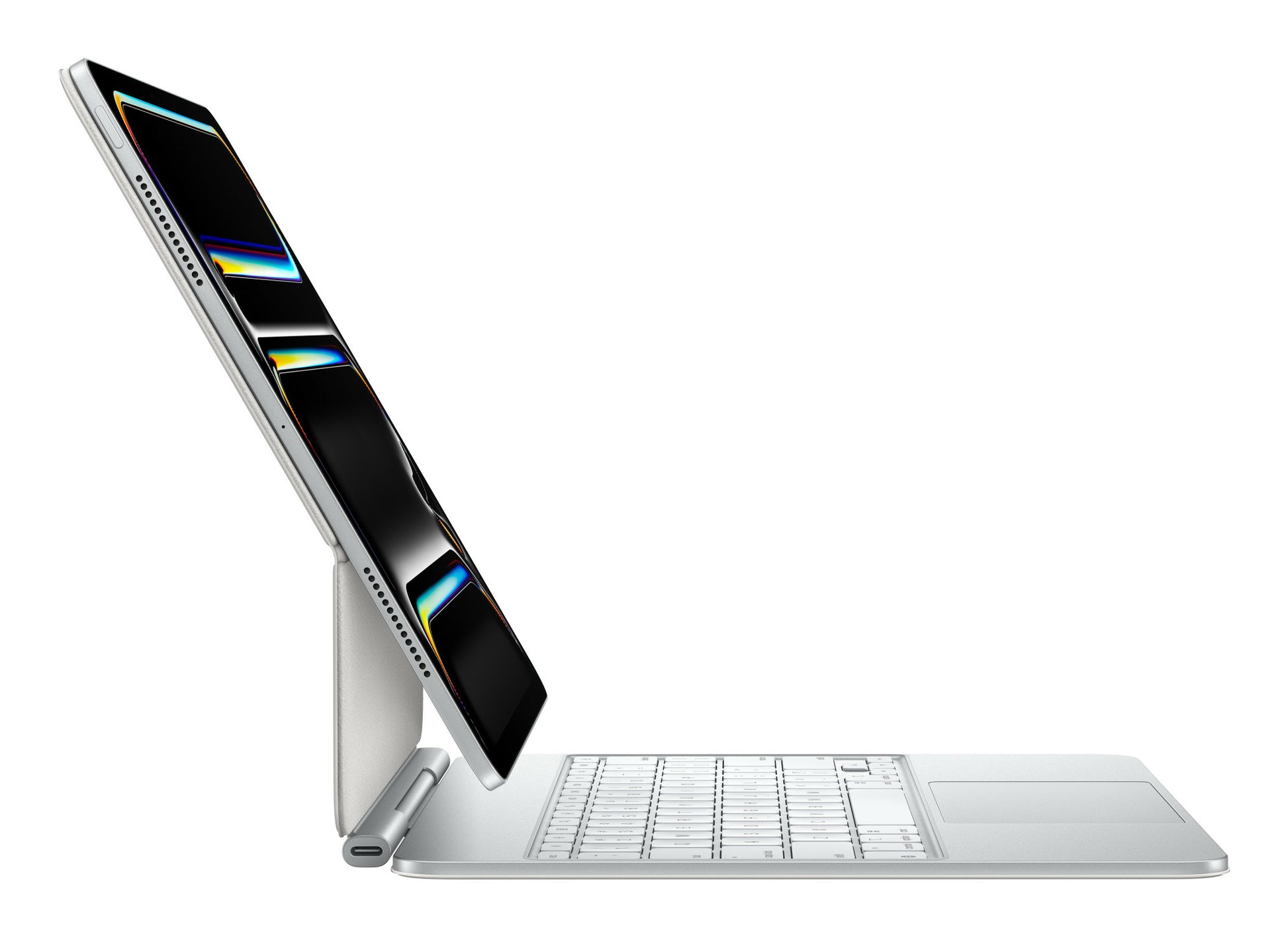 Apple Magic Keyboard – Tastatur, CH-Layout (DE-CH), mit Touchpad, Weiss – für iPad Pro 13" (M5)