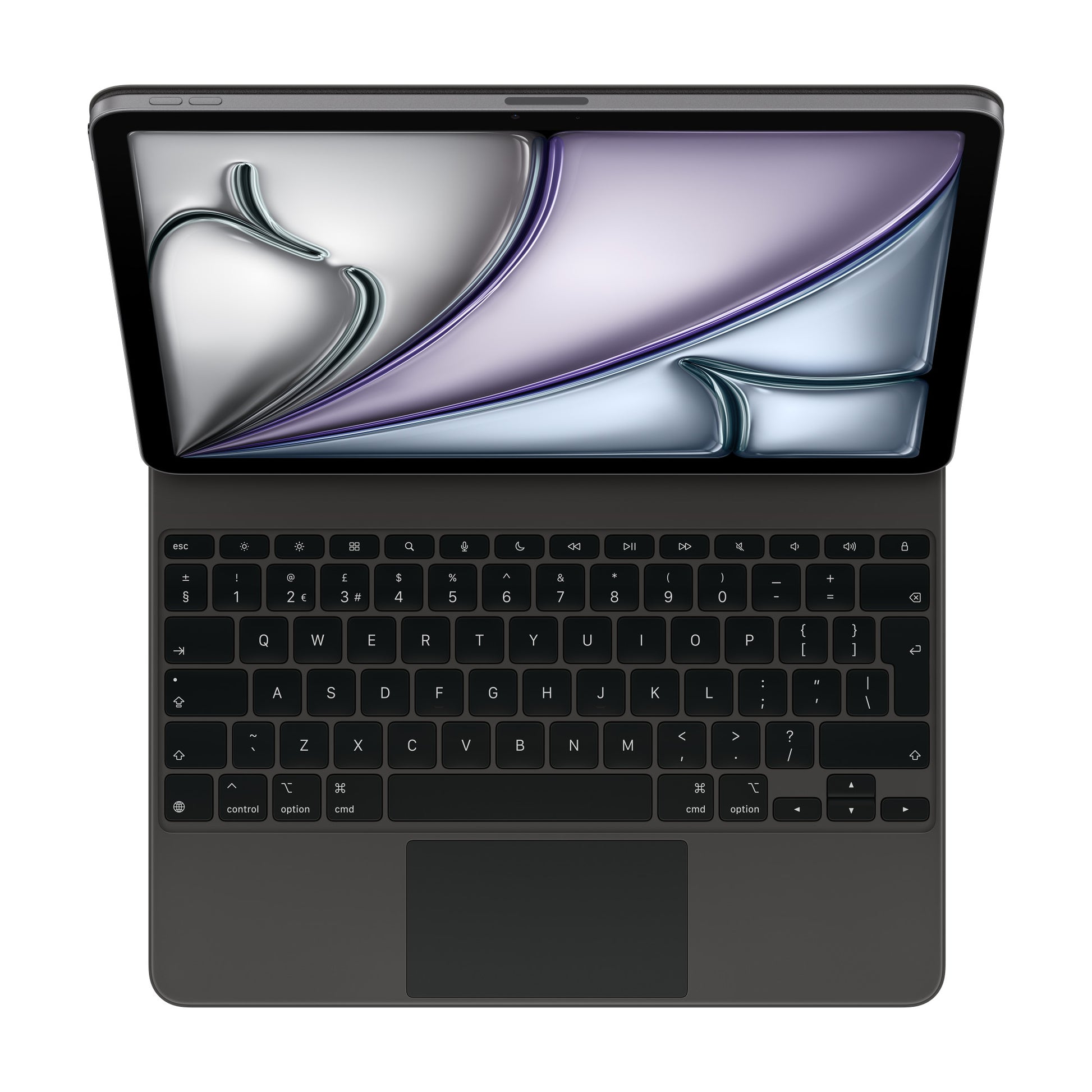 Apple Magic Keyboard Tastatur-Case für iPad Air 13" (M2, M3) – QWERTY (UK), Trackpad, Beleuchtung – Schwarz