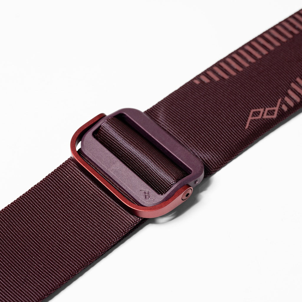 Peak Design Slide Kameragurt – Veganes Leder, 0,99–1,45 m, 45 mm, Traglast 90 kg – für Digitalkamera – Violett
