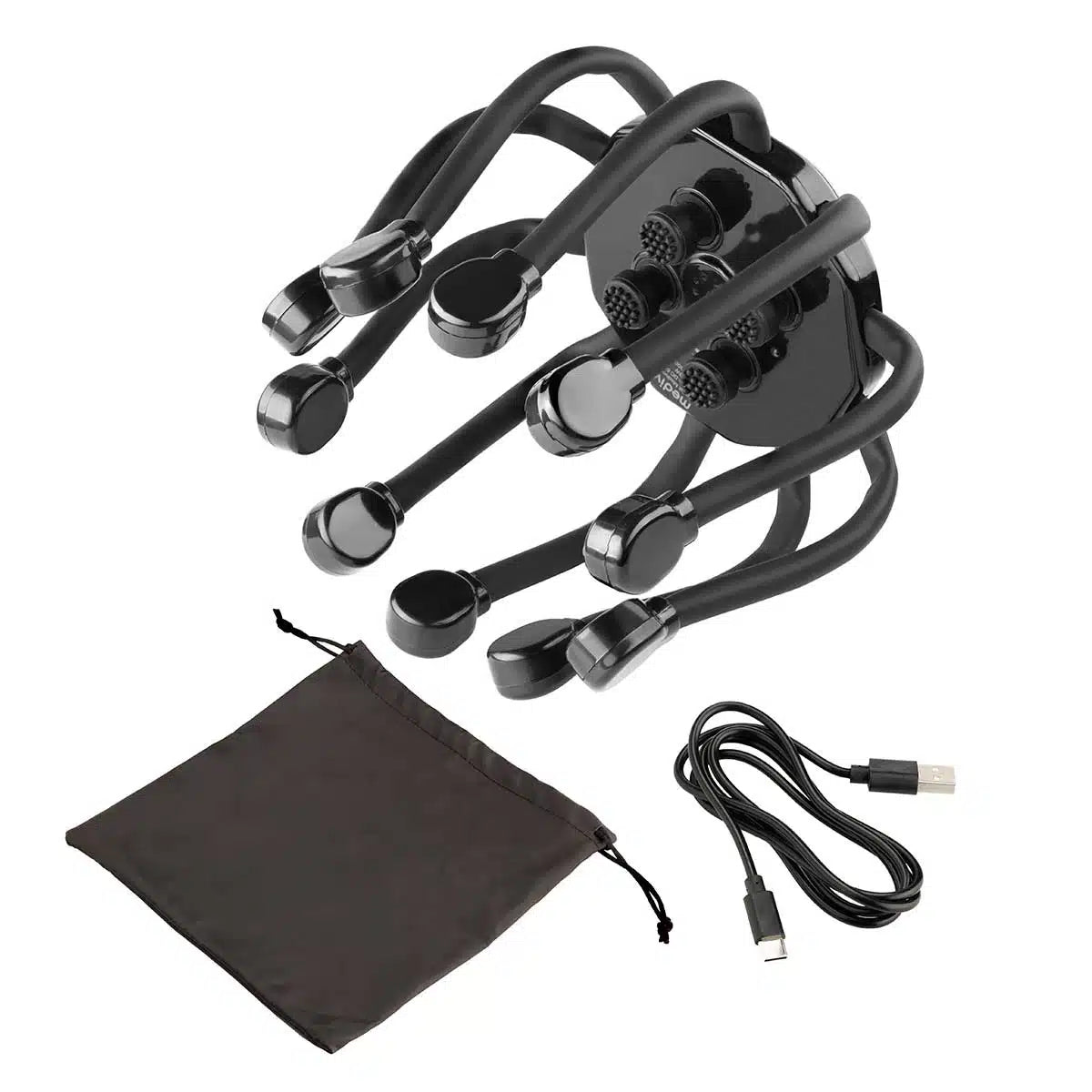 Medivon Kopfmassagegerät – Octopus, 14 Massagepunkte, 5 Modi, Vibrationsmassage