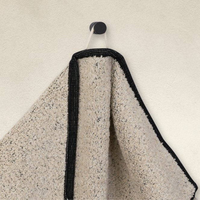 Möve Duschtuch Eden Biesenbordüre – 80 × 150 cm, 80% Baumwolle/20% Leinen