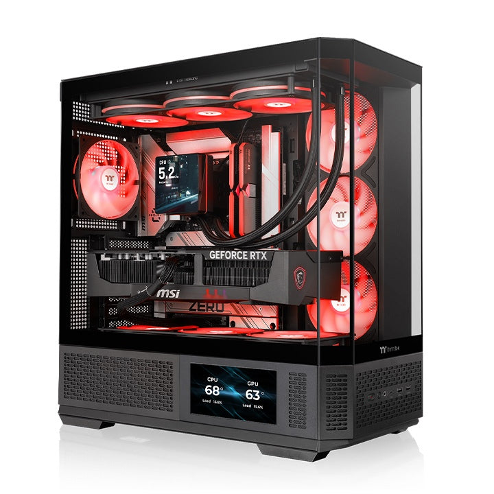 Thermaltake TR300 TG ARGB – PC-Gehäuse Midi-Tower – 3×120 mm ARGB, 360 mm Radiator, 410 mm