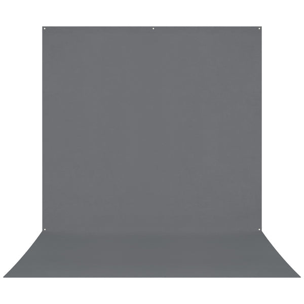 Westcott X-Drop Pro Hintergrundtuch – 2 438 × 3 962 mm, Polyester – Grau, mit Tragetasche