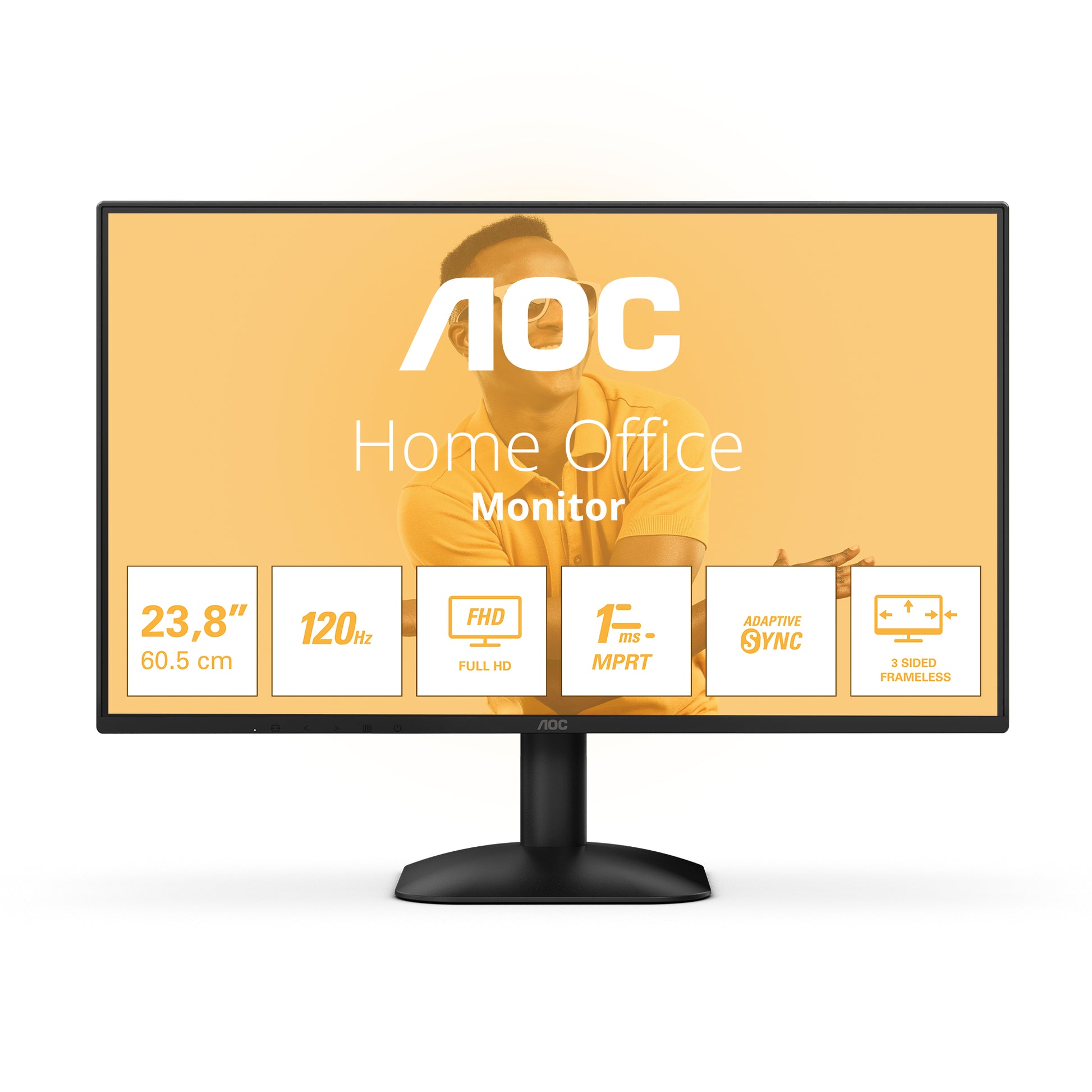 AOC 24B31H – 23,8", 1920 × 1080 (Full HD), IPS, 120 Hz