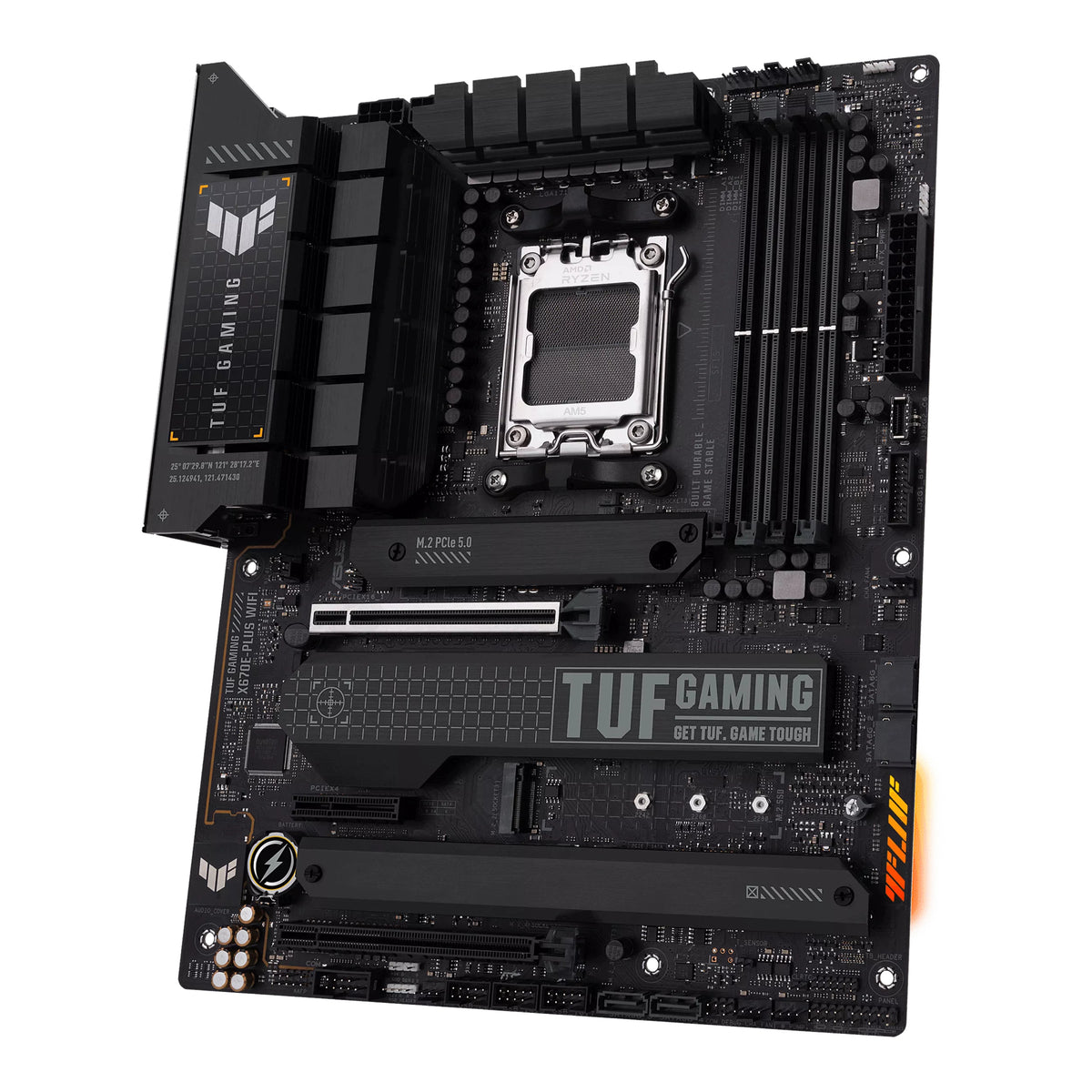 ASUS TUF GAMING X670E-PLUS WIFI – Mainboard – Sockel AM5, AMD X670, ATX, 4×DIMM, DDR5, 192 GB