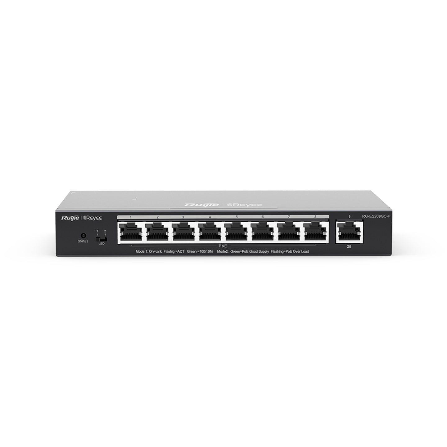 Ruijie Networks RG-ES209GC-P – Managed Switch – 9×GbE, PoE+