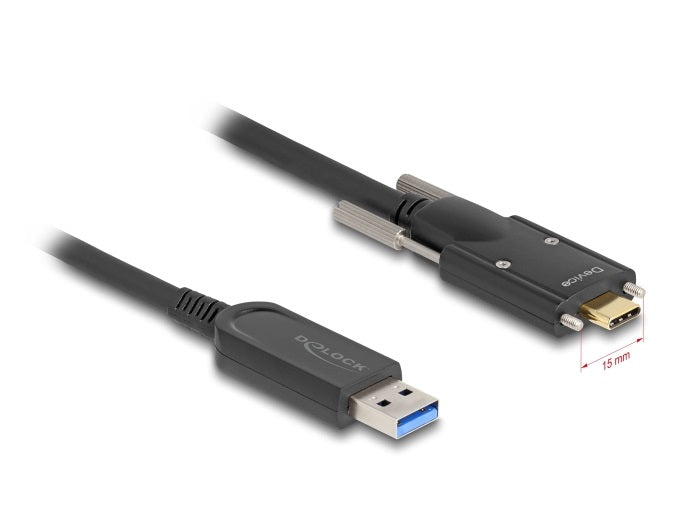 DeLOCK USB-Kabel, USB-A zu USB-C, 7,5 m, USB 3