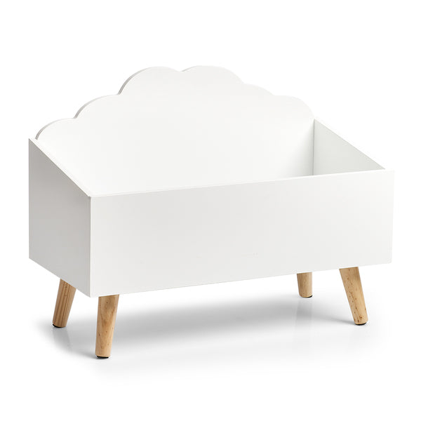 Zeller Present Truhe – Holz – Weiss – 280 × 450 × 580 mm