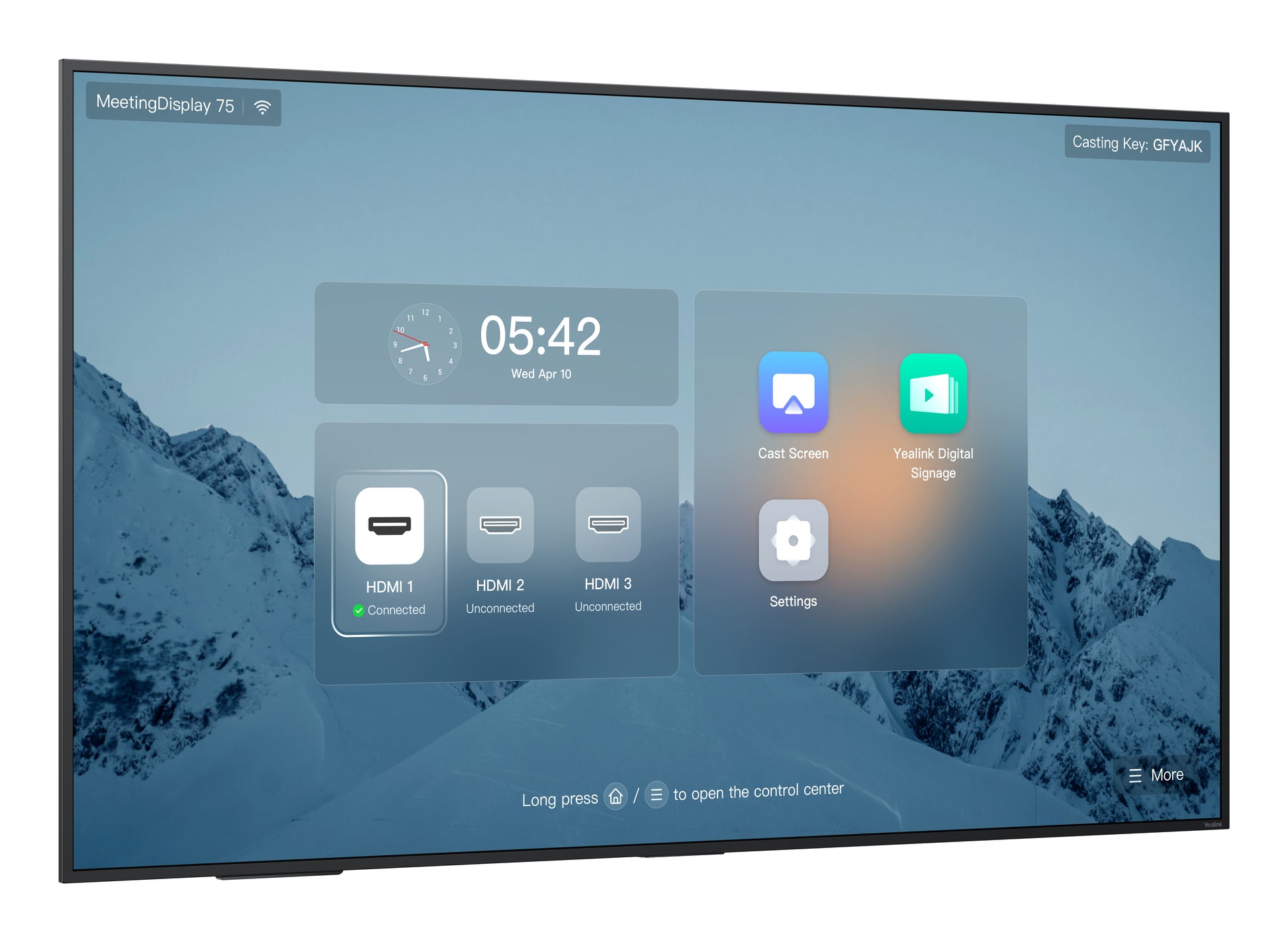 Yealink MeetingBoard 75 – Interaktives Display, 75", LCD