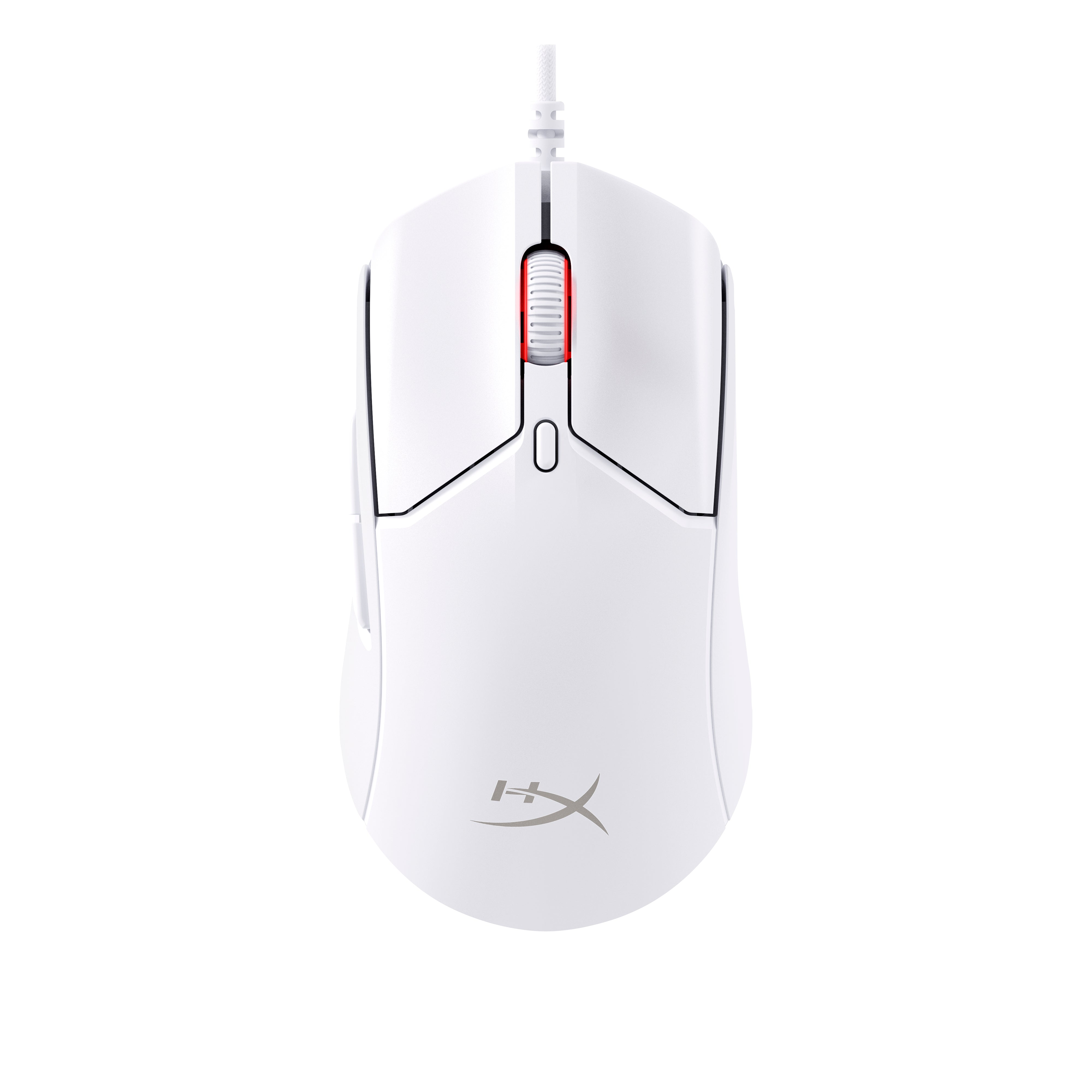 HyperX Pulsefire Haste 2 – Gaming-Maus – Kabelgebunden (USB-A), 26000 DPI, Weiss