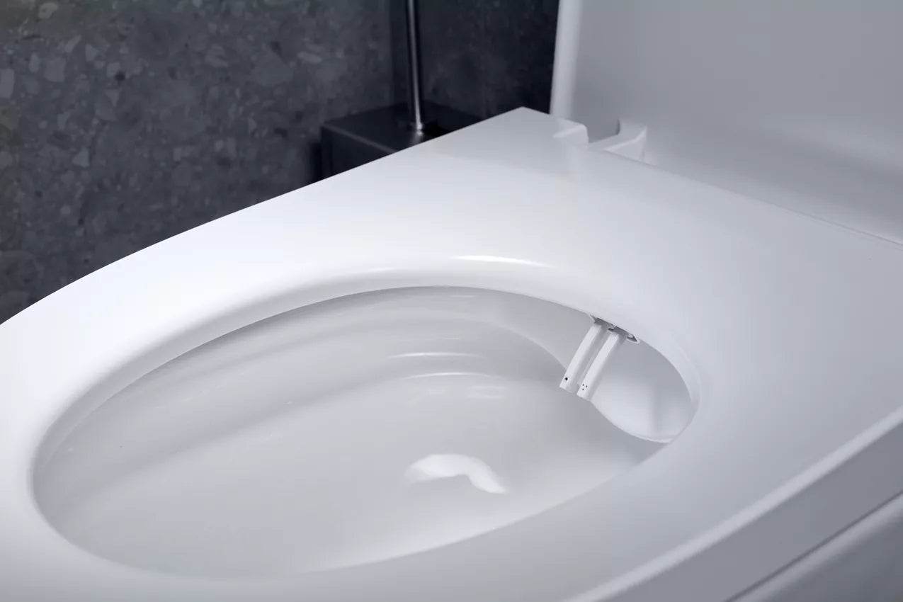 Diaqua Toilettensitz – Duroplast, weiss, verlängert, mit Deckel, Soft-Close, 42–48,3 × 37 cm