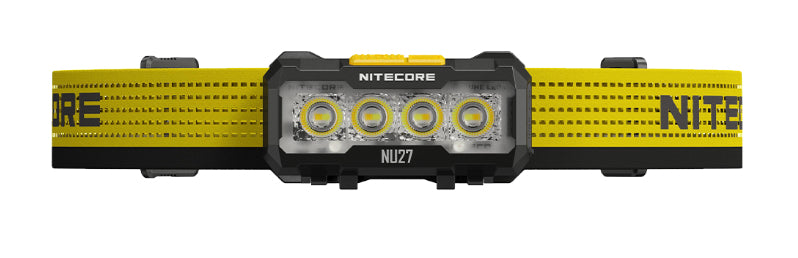 Nitecore Stirnlampe NU27 – 600 lm, 123 m, IP66, Laufzeit 57 h – Schwarz