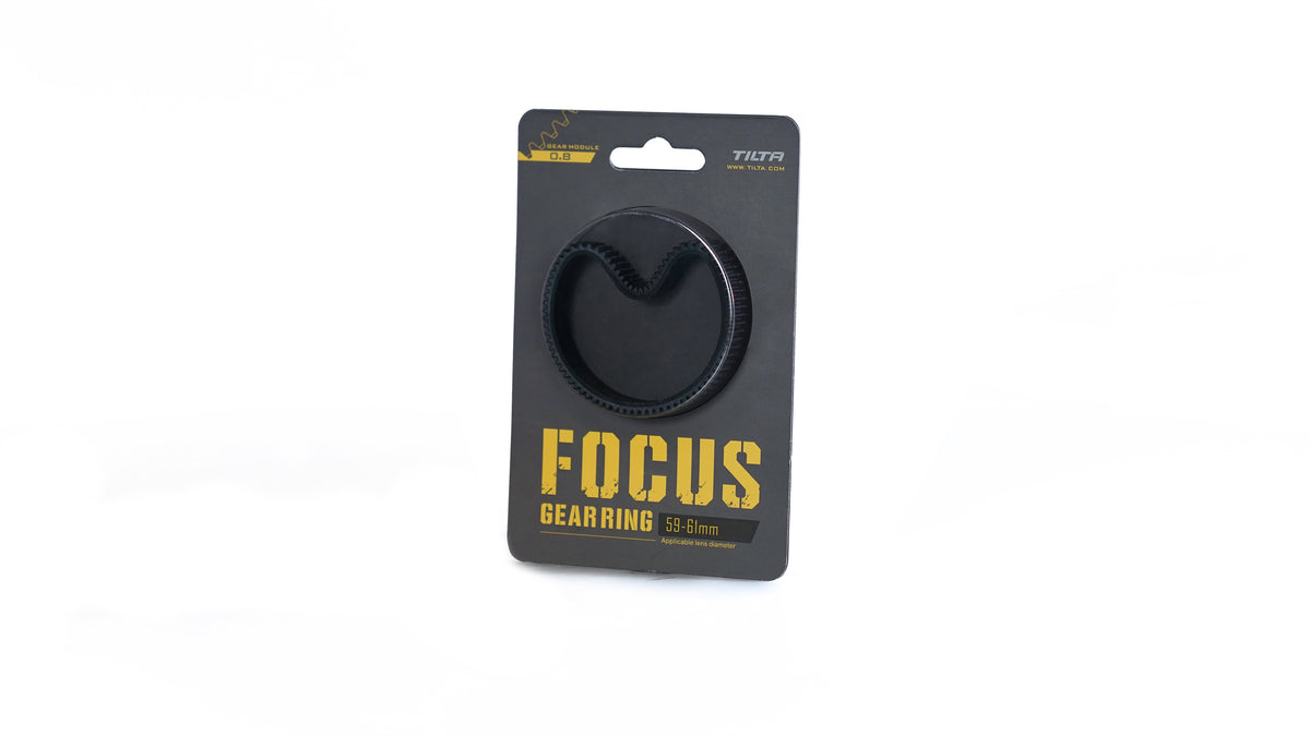 Tilta Fokus-Zahnkranz – 59/61 mm, Gummi, Schwarz